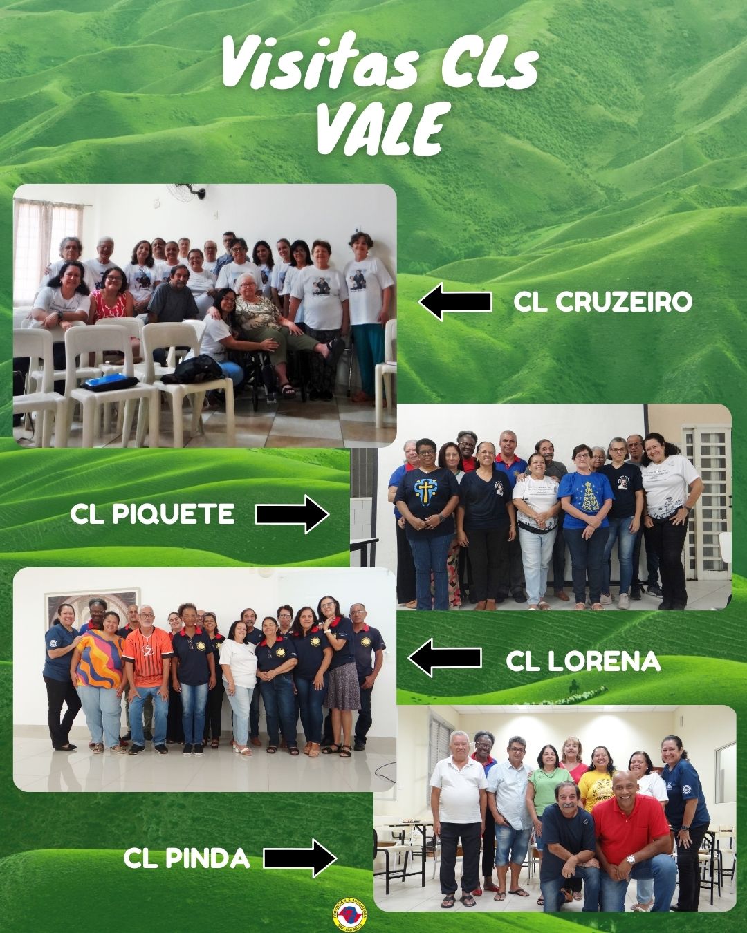 Visitas aos Centros Locais da Província de São Paulo - BSP - Região Vale